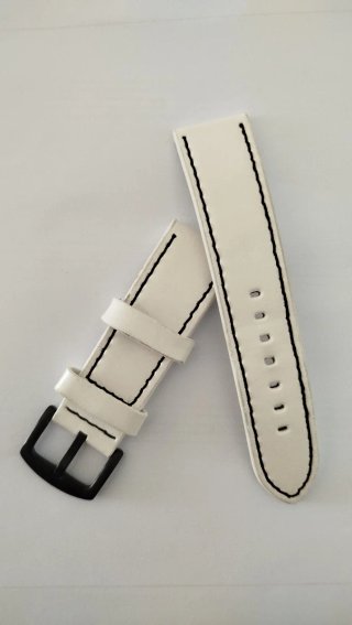 Correa de Reloj Blanca 24 mm