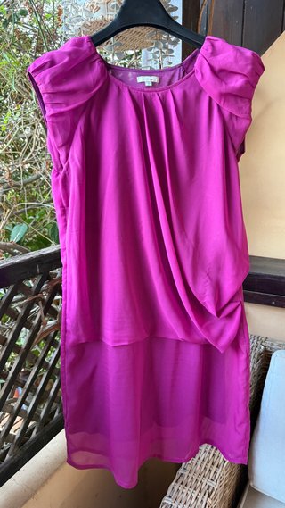 Vestido de fiesta fucsia