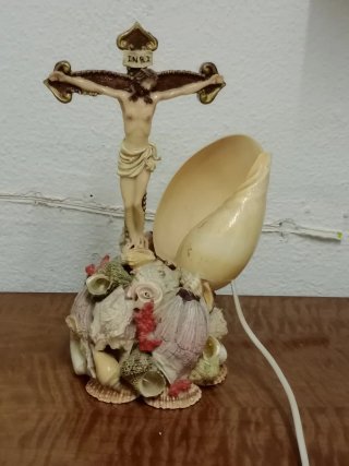 Lámpara Crucifijo Decorativa