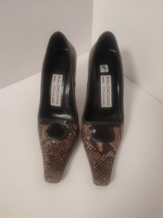 Zapatos de tacón Balenciaga piel serpiente