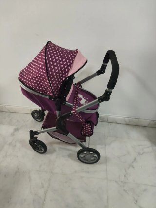 Carro de muñecas morado