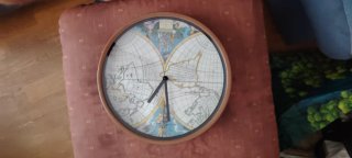 Orologio da Parete con Mappamondo