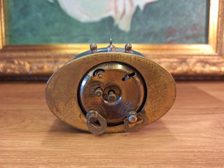 Reloj Despertador de Viaje Antiguo con Estuche