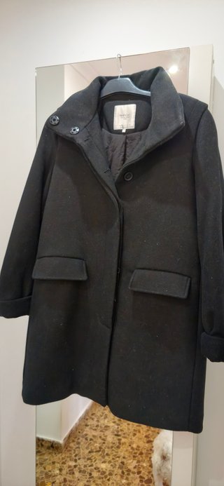 Abrigo negro elegante