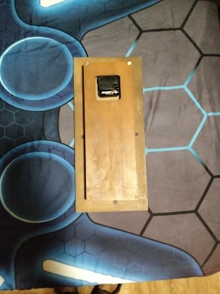 Reloj de pared con velero decorativo de 44cmx 19cm