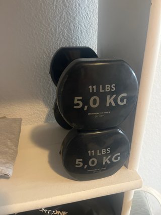 Mancuernas 5 kg (11 LBS) Decathlon