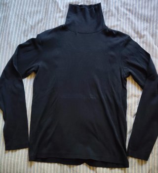 Jersey Zara Cuello Alto Negro Talla XL