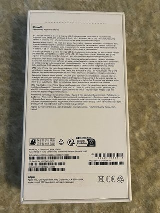 iPhone 15 Nuevo 96% salud batería