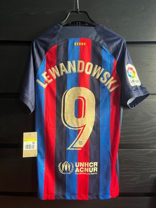 FC Barcelona Nike 2022-23 Home Shirt Lewandowski 9