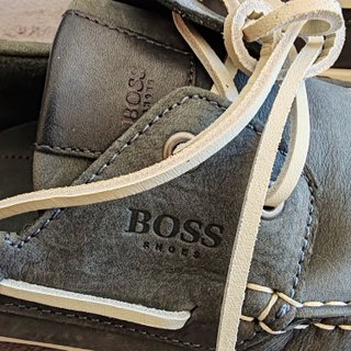 Sapatos Boss Vela Azul/Cinza Tamanho 44
