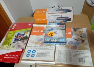 Plastificadora Peach y Fundas A4/A5