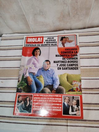 Revista ¡HOLA! Julio Iglesias y Miranda