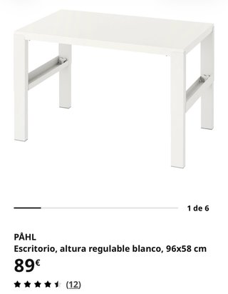 Escritorio PÅHL IKEA blanco