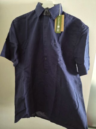 Camisa lino Pedro del Hierro azul