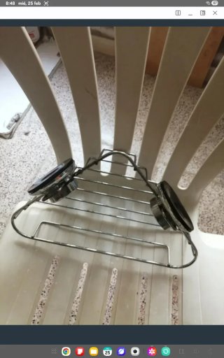 Estantería de Baño Metálica con Ventosas