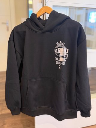Sudadera Negra Gold Culture Talla S