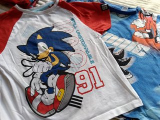Camisetas sonic 3 4