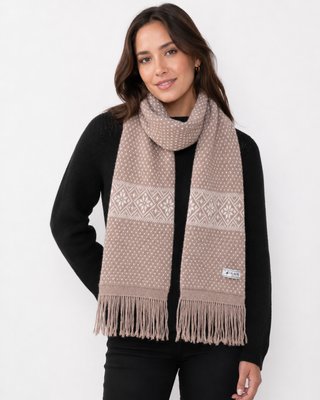 Bufanda beige de Lana de Alpaca