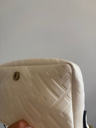 Borsa Fendi Baguette Bianca Oro