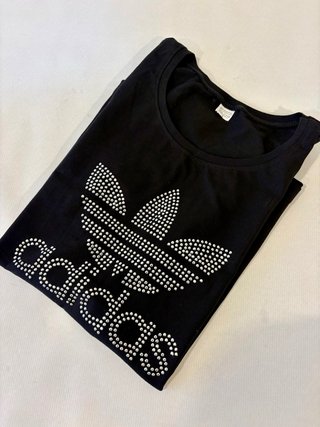 Camiseta Adidas mujer negra talla S