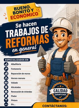 Albañil - Reformas en general