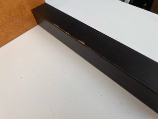 Mesita auxiliar IKEA negra