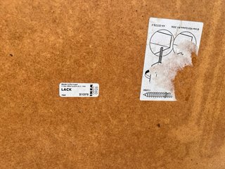 Mesita auxiliar IKEA negra