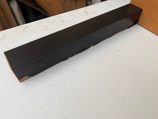 Mesita auxiliar IKEA negra