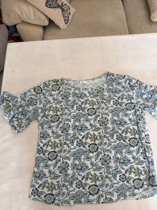 Camiseta EX RUN N' RUN azul y turquesa Talla XL