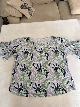 Camiseta EX RUN N' RUN azul y turquesa Talla XL