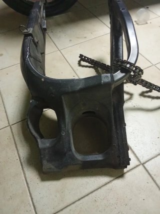 Basculante, bieletas y cadena Kawasaki ZX6R 05/06