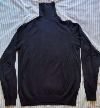 Jersey Sfera Cuello Alto Negro Talla M