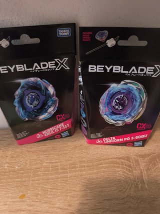 Beyblade X Hurricane Enlil e Delta Unicorn
