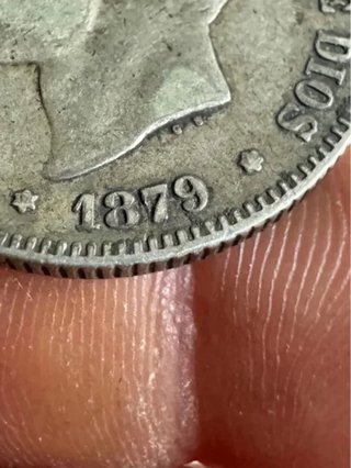 2 Pesetas 1879