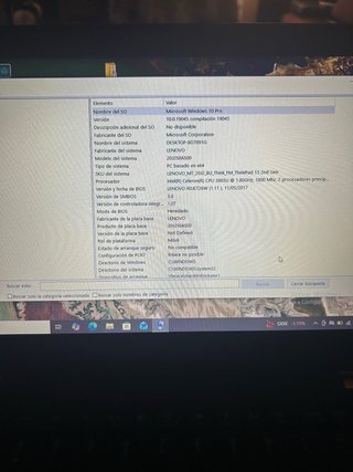 Portátil Lenovo Thinkpad Negro