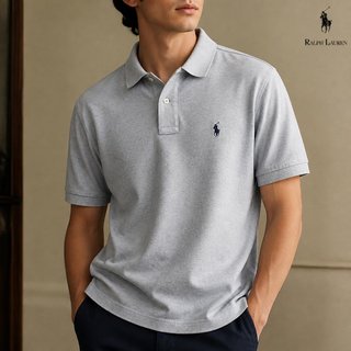 Polo Ralph Lauren Soft Touch Gris Talla XS/S
