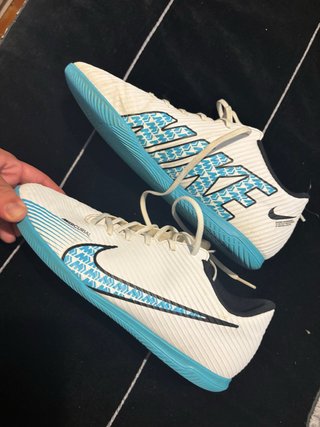 Zapatillas Nike Mercurial Indoor Azul Blanco 42
