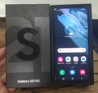 Samsung Galaxy S21 5G 128GB Negro + Cargador 45W