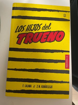 Libro “ Los hijos del trueno”