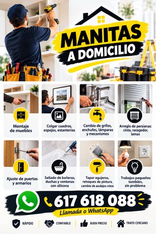 Manitas Barcelona: pequeñas reparaciones en casa