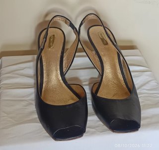Sandalias Peep-Toe Dumond Piel Talla 40