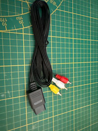 Cable AV GameCube Audio Video RCA