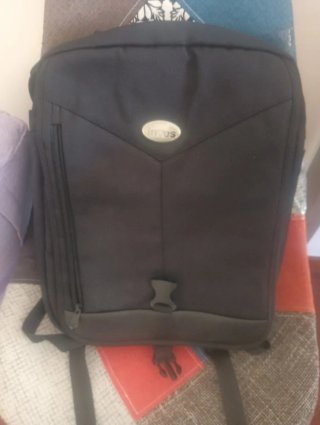 Mochila portátil negra Inves. 40x34x10