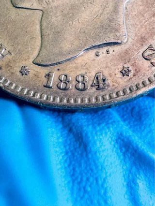 5 Pesetas 1884 *18 *84