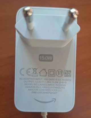 Alimentatore Amazon Alexa Echo 15W Bianco LA23EU