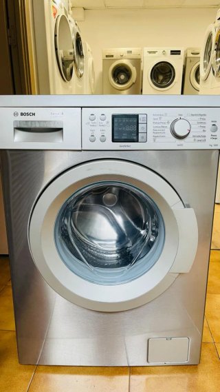 Lavadora Bosch Serie 6 7kg washing machine inox