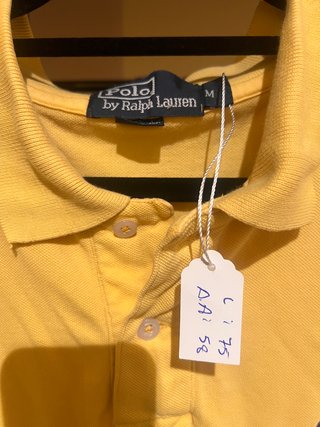 Polo Ralph Lauren Amarillo Talla L/XL vintage
