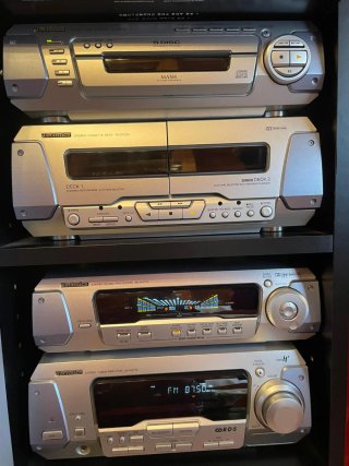 Cadena de música Technics SA-EH770+Tocadiscos Muse