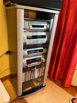 Cadena de música Technics SA-EH770+Tocadiscos Muse