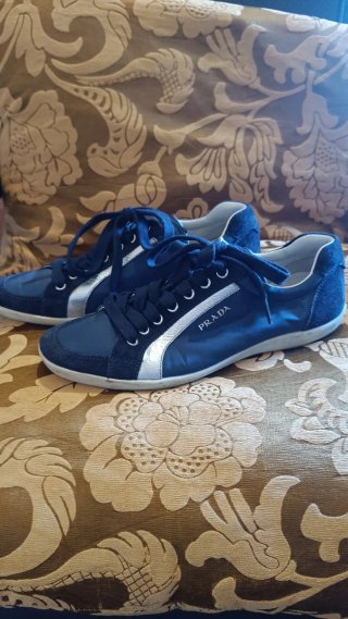 Deportivas Prada Azules
